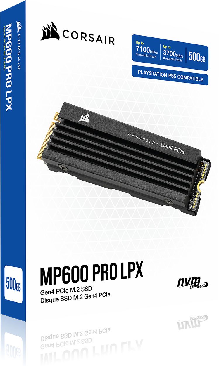CORSAIR MP600 PRO LPX - solid state drive - 500 GB - PCI Express 4.0 x4 (NVMe)